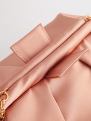 Nude Satin Clutch - Image 8 of 8
