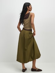 River Island Bubble Hem Midi Sukně - Obrázek 2 z 4