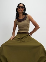 River Island Bubble Hem Midi Sukně - Obrázek 4 z 4