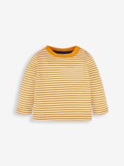 Indigoblau/Zebra - Jojo Maman Bébé – Latzhosen und Streifen-Top im Set - Bild 5 von 5