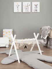 Childhome Grey Teddy Playmat Rug - Image 1 of 5