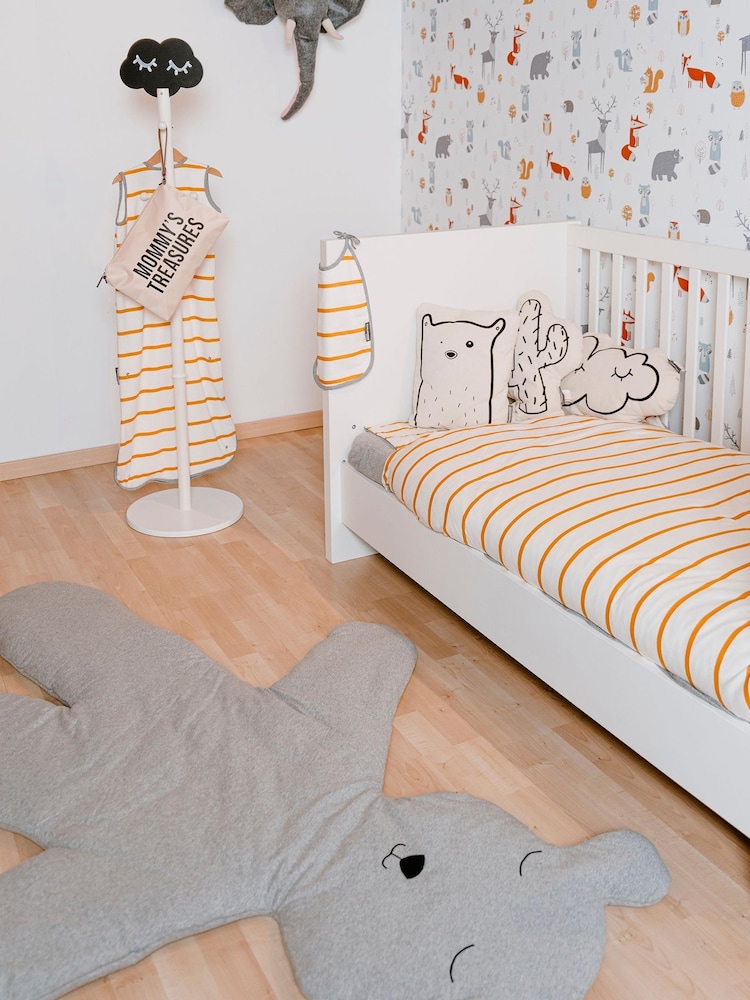Childhome Grey Teddy Playmat Rug - Image 2 of 5