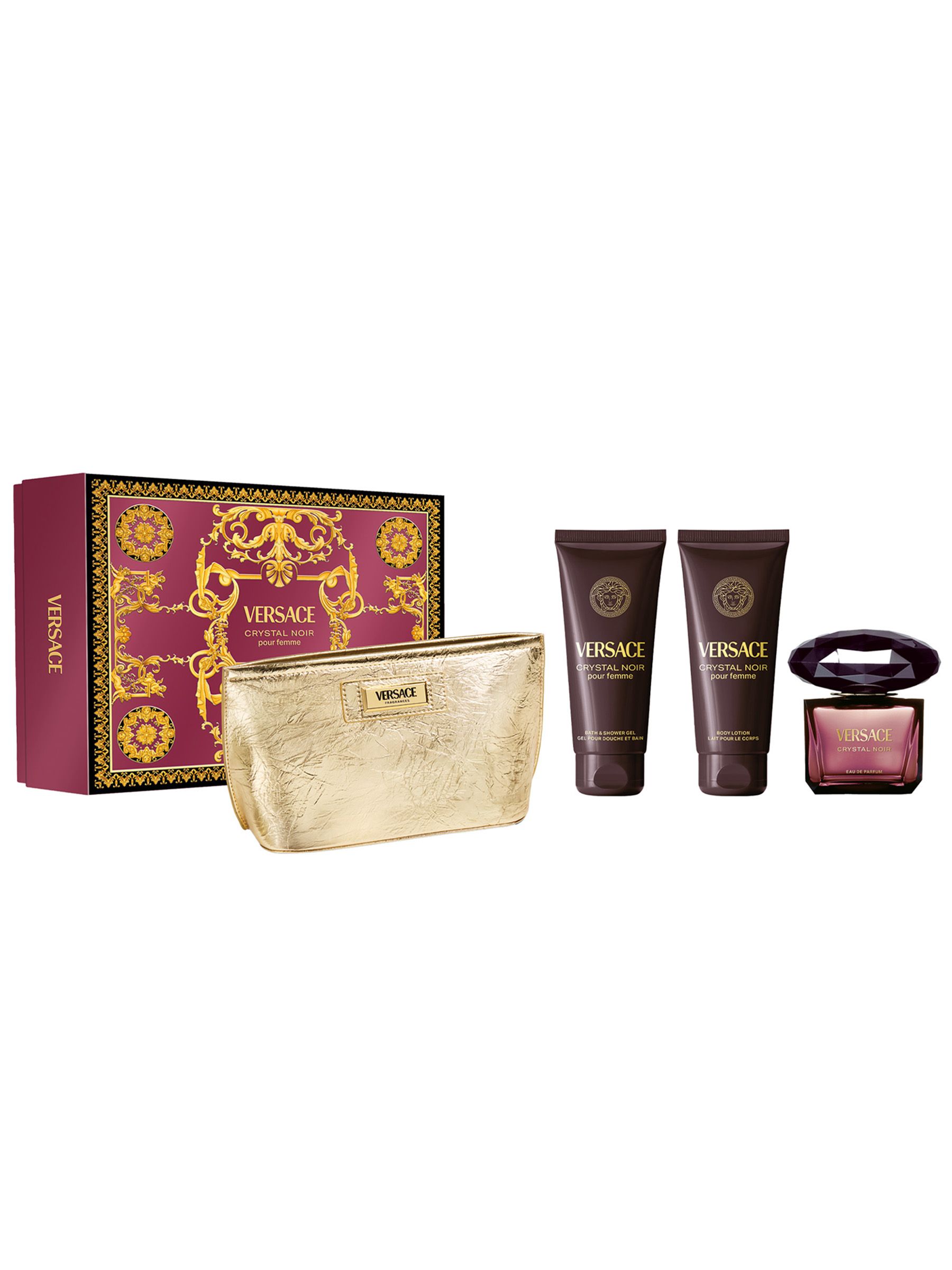 Versace Women's Misc Crystal Noir Eau De Parfum Gift Set In 90Ml - Image 4