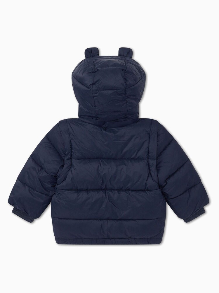 Mori Blue Recycled Waterproof Padded 3-in-1 Coat - Image 2 of 4