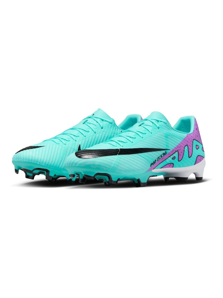 Verde - Nike adulți Zoom Mercurial Vapor 15 Academy Firm Ground Football Cizme - Image 5 of 11