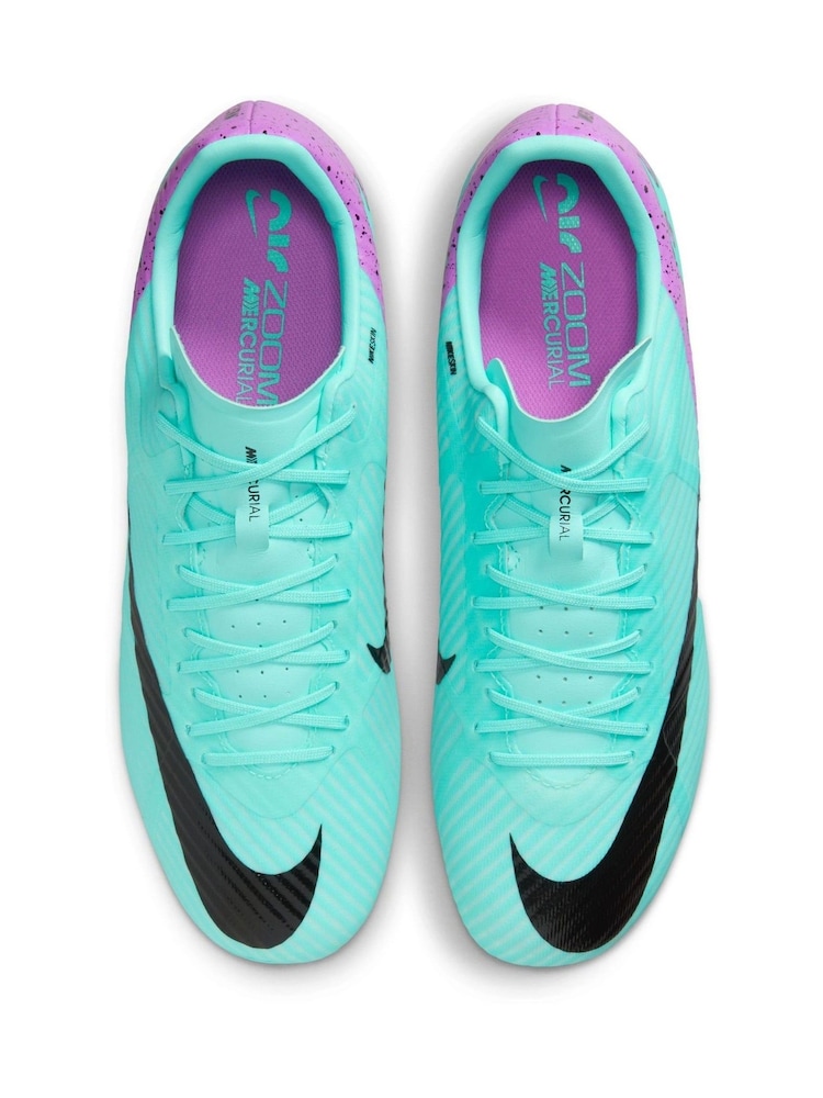 Verde - Nike adulți Zoom Mercurial Vapor 15 Academy Firm Ground Football Cizme - Image 7 of 11