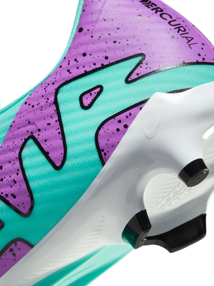 Verde - Nike adulți Zoom Mercurial Vapor 15 Academy Firm Ground Football Cizme - Image 9 of 11