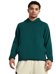 Under Armour Teal Blue Unstoppable Fleece Hoodie - Image 1 of 6