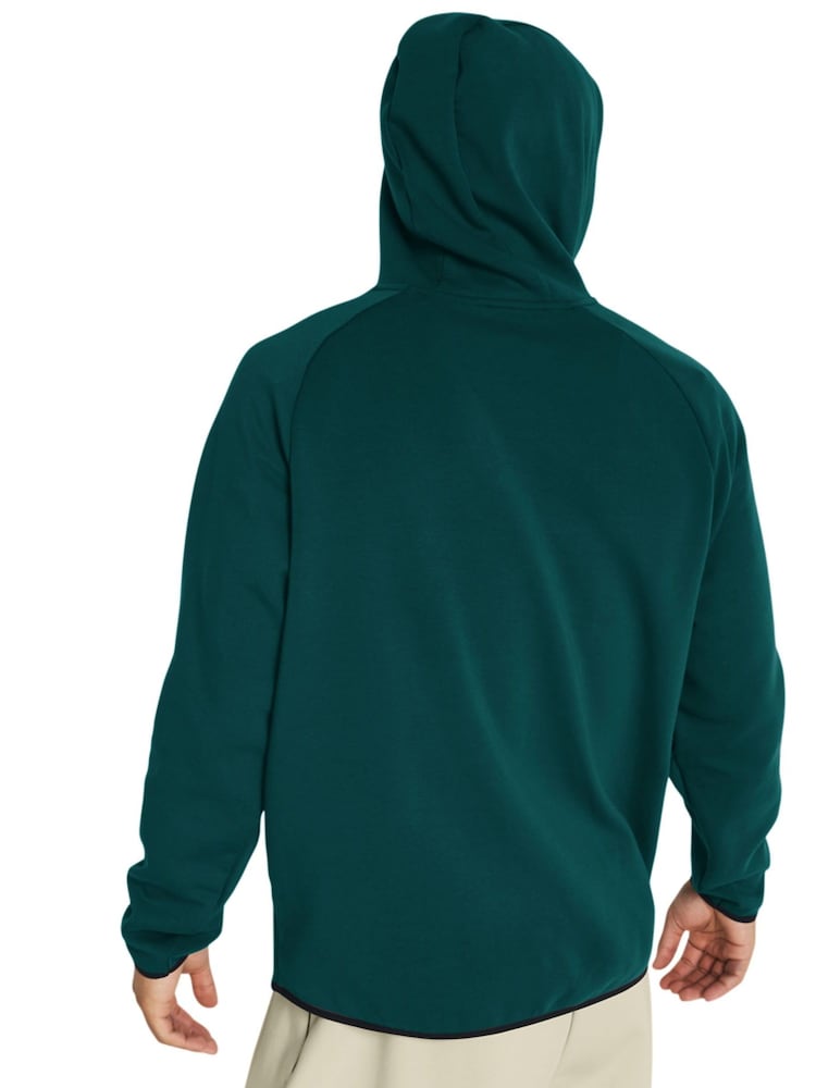 Under Armour Teal Blue Unstoppable Fleece Hoodie - Image 2 of 6