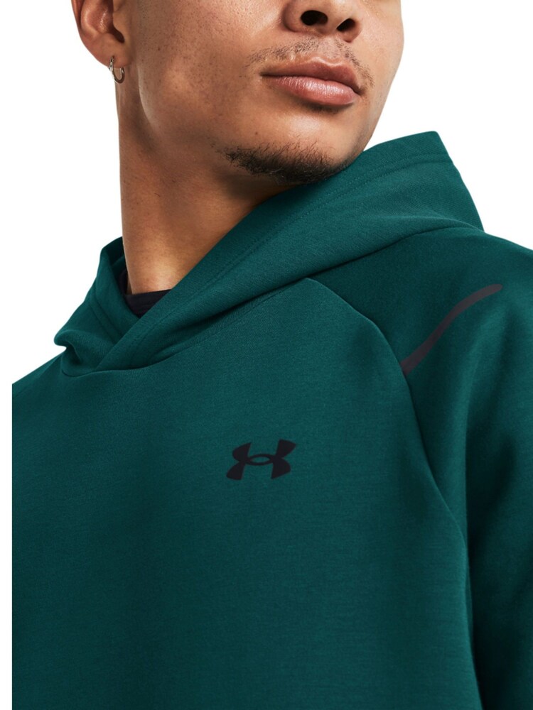 Under Armour Teal Blue Unstoppable Fleece Hoodie - Image 4 of 6