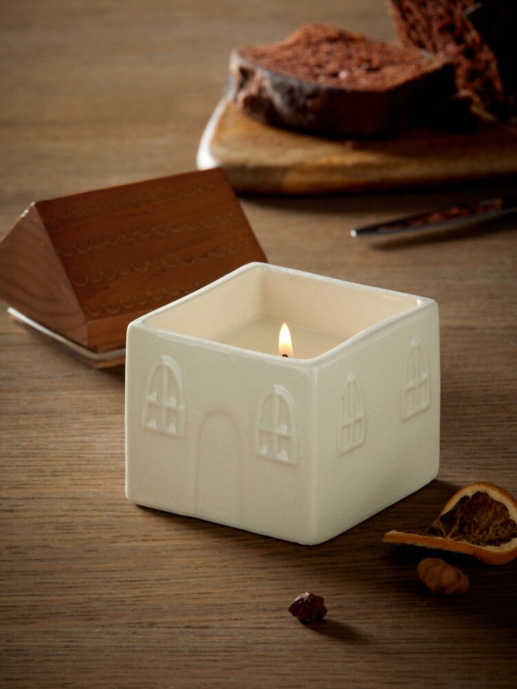 Brown Baked Gingerbread Scented Christmas Decorative Candle - Image 1 of 4
