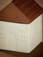 Brown Baked Gingerbread Scented Christmas Decorative Candle - Image 3 of 4