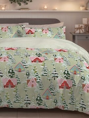 Copenhagen Home Winter Chalet クリスマス デュベカバー＆ピローケース セット - 画像 1 / 2