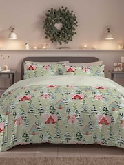 Copenhagen Home Winter Chalet クリスマス デュベカバー＆ピローケース セット - 画像 2 / 2