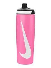 Nike Pink Refuel Grip Water Bottle 710ml - Image 1 of 2