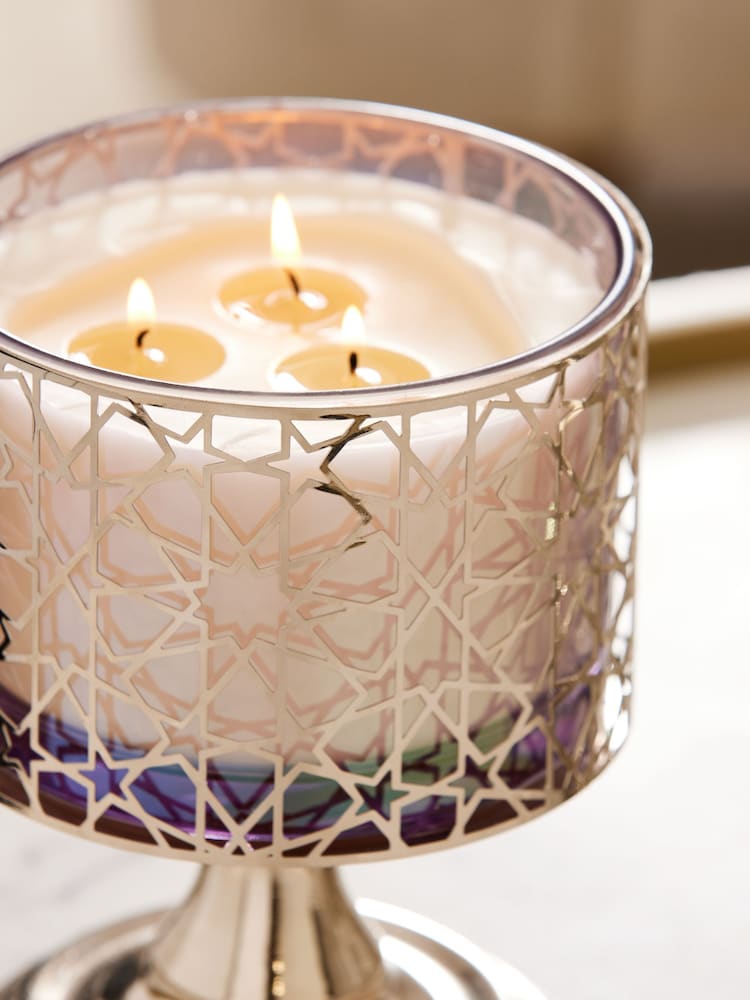 Iridescent Iced Berry 3 Wick Scented Candle - Image 2 of 3 Iridescent Iced Berry 3 Wick Scented Candle - Image 2 of 3