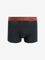 Black Rich Marl Waistband 4 pack Hipster Boxers - Image 4 of 7