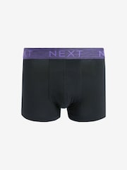 Black Rich Marl Waistband 4 pack Hipster Boxers - Image 5 of 7