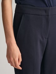 GANT Blue Jersey Cigarette Trousers - Image 4 of 6