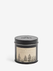 Brown Logfire Smoked Cedarwood Single Wick Scented Candle - Image 3 of 3