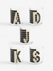Monochrome Boxed Alphabet White Jasmine Scented Candle - Image 5 of 6