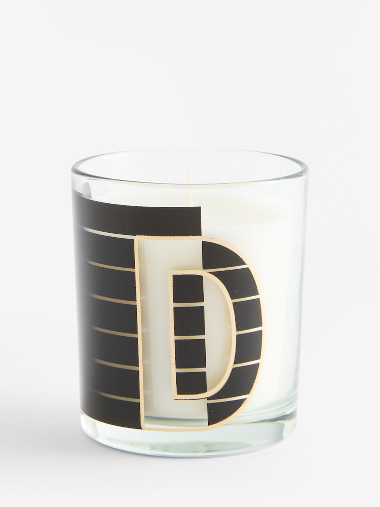 Monochrome Boxed Alphabet White Jasmine Scented Candle - Image 6 of 6 Monochrome Boxed Alphabet White Jasmine Scented Candle - Image 6 of 6