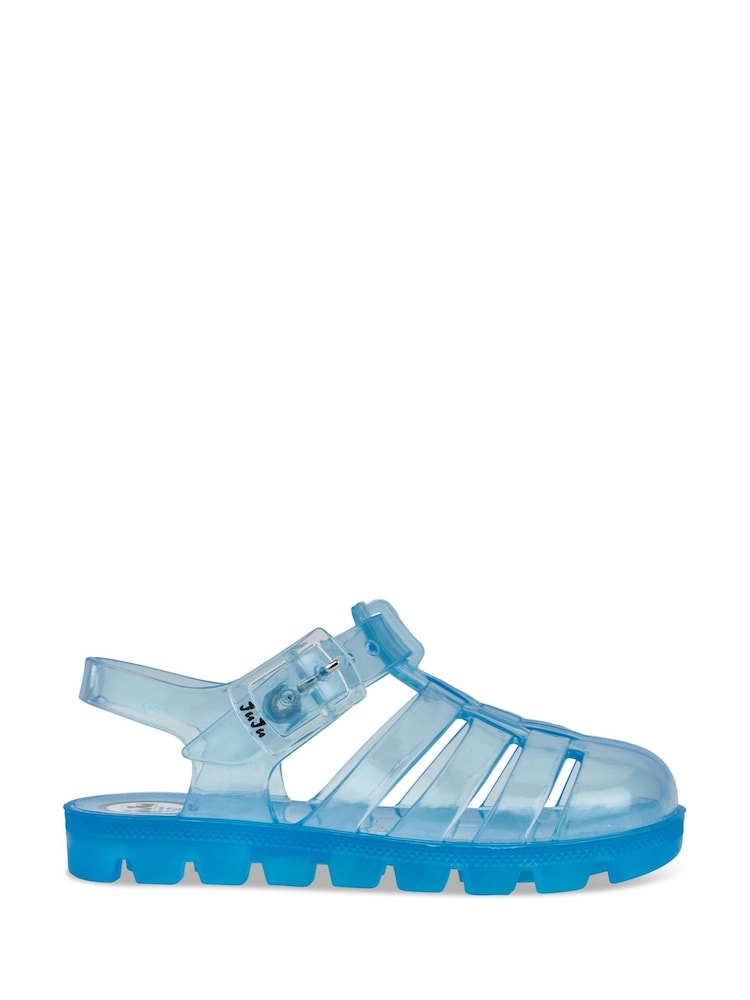 Juju Kids Blue Nino Translucent Jelly Sandals - Image 1 of 4