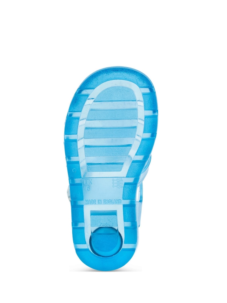Juju Kids Blue Nino Translucent Jelly Sandals - Image 4 of 4