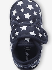 Navy Star Touch Fastening Cupsole Print Slippers - Image 3 of 4