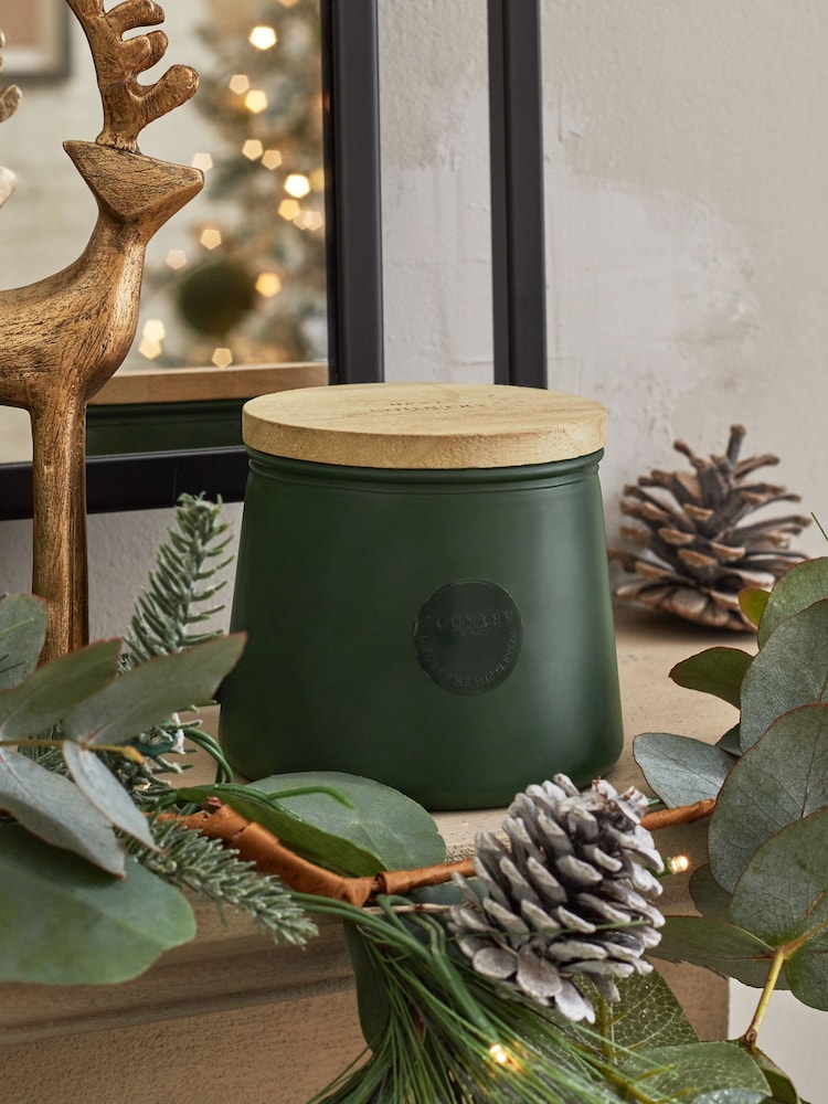 Bottle Green Country Luxe Winter Thyme Luxury Scented Candle - Image 2 of 3