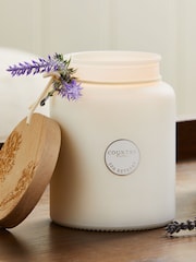 Spa Retreat Lavender and Geranium Country Luxe Jar Candle - Image 2 of 3