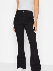 Long Tall Sally Black Flare Jeans - Image 3 of 3