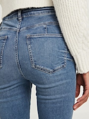 Dark Blue Push-Up Skinny Jeans - Image 5 of 7