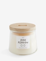 White Dog Person Jasmine Scented Jar Candle - Image 4 of 4