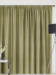 Olive Green Soho Made To Measure Curtains - Image 2 of 8