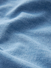 أزرق متوسط - فستان قميص دنيم بحزام - صورة 7 من 7