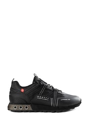 Cruyff Jet Black Interlace Montserrat Trainers - Image 1 of 4