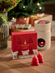 Red Festive Spice Scented Christmas Wax Melts Set of 8 - Image 1 of 4