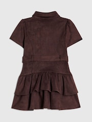 River Island Brown Suedette Prom Dress - Image 2 of 4