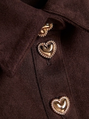 River Island Brown Suedette Prom Dress - Image 3 of 4
