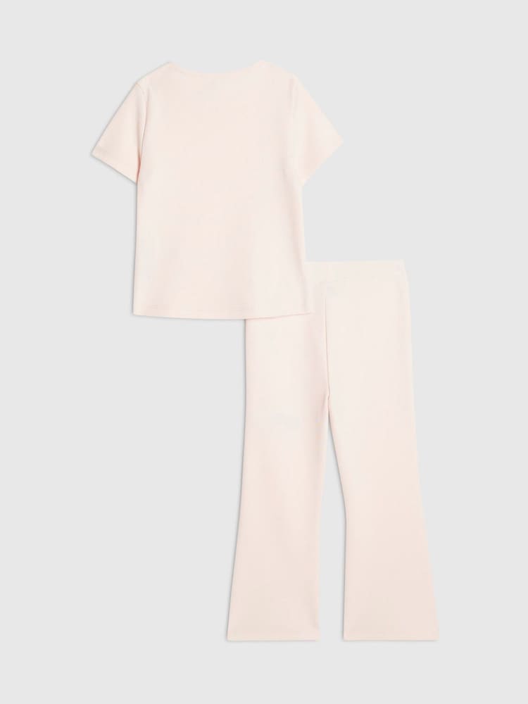 Қызғылт - River Island Ponte Smart Top & Kickflare жиынтығы - 5суретінің 2 суреті