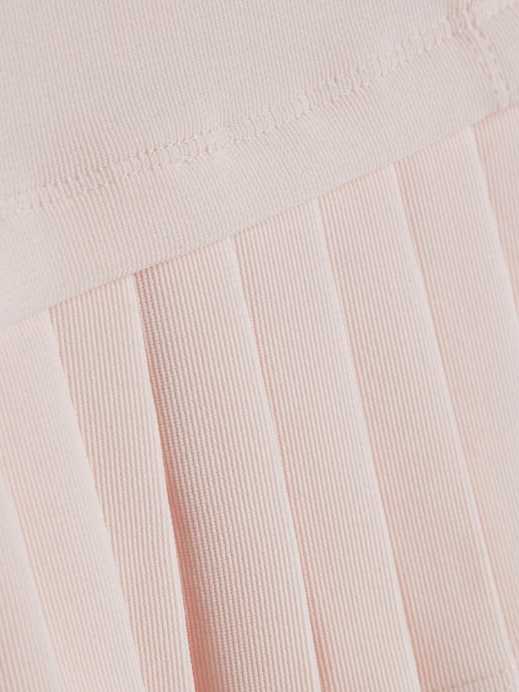 River Island Pink Ponte Pleated Dress - Image 4 of 4