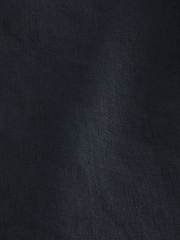 Navy Premium 100% Linen Midi Dress - Image 6 of 6
