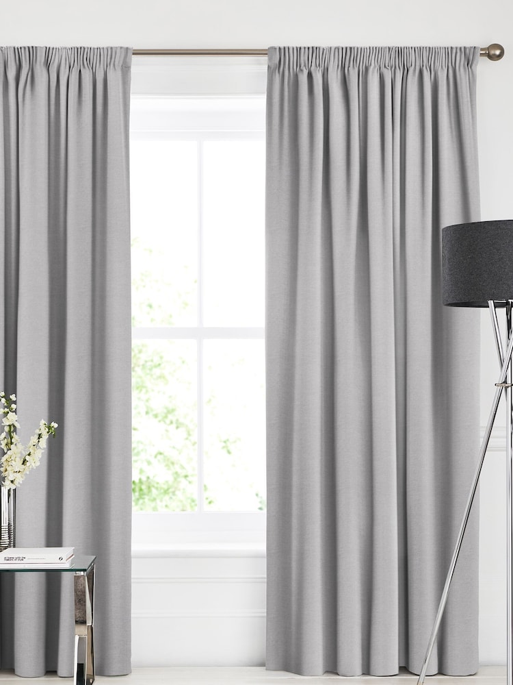 Fog Grey Soho Made To Measure Curtains - Image 1 of 8