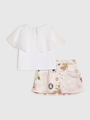 طقم Poetcore يضم توب وتنورة من River Island - صورة 2 من 5