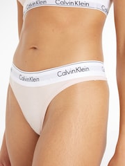 Pink - Calvin Klein Modern Cotton Thong - Image 3 of 5