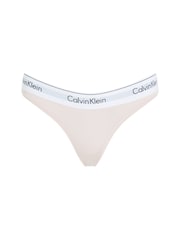 Pink - Calvin Klein Modern Cotton Thong - Image 4 of 5