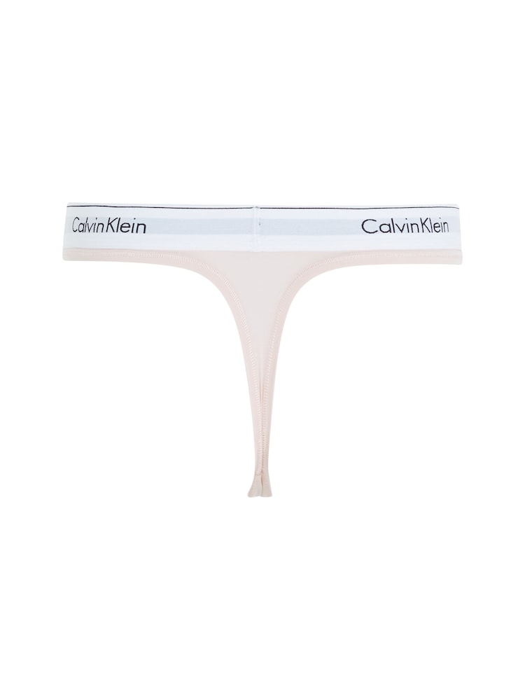 Pink - Calvin Klein Modern Cotton Thong - Image 5 of 5