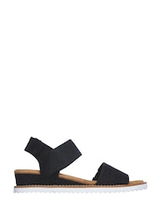 Skechers Black Womens Desert Kiss Sandals - Image 1 of 1
