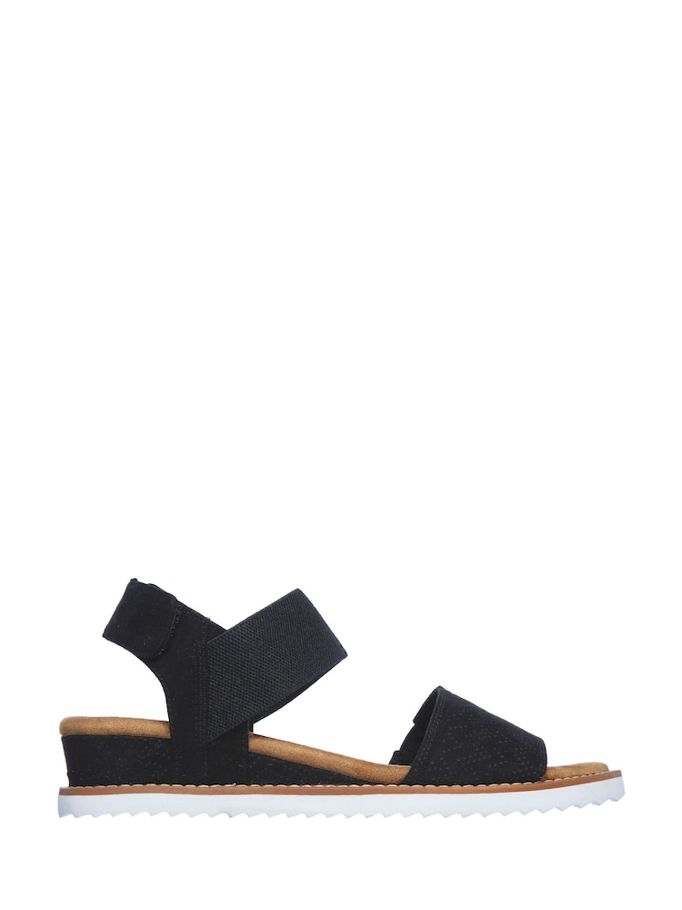 Skechers Black Womens Desert Kiss Sandals - Image 1 of 1